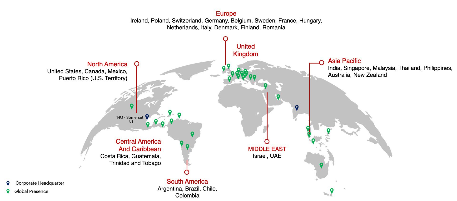 N2S Global Presence